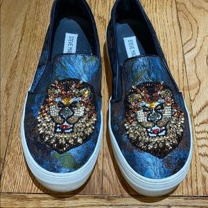 Steve Madden Embellished Tiger Sneakers